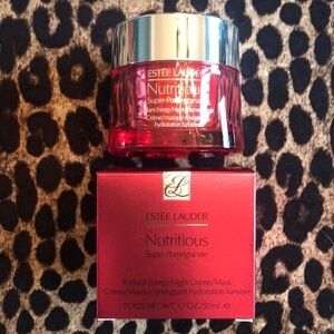 Brand New Estee Lauder Nutritious Super-Pomegranate Radiant Energy Night Creme